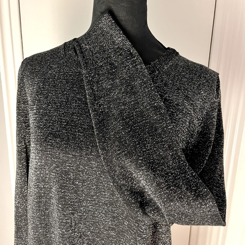 Fantastic silver and black knit Michael Kors sweater dress.